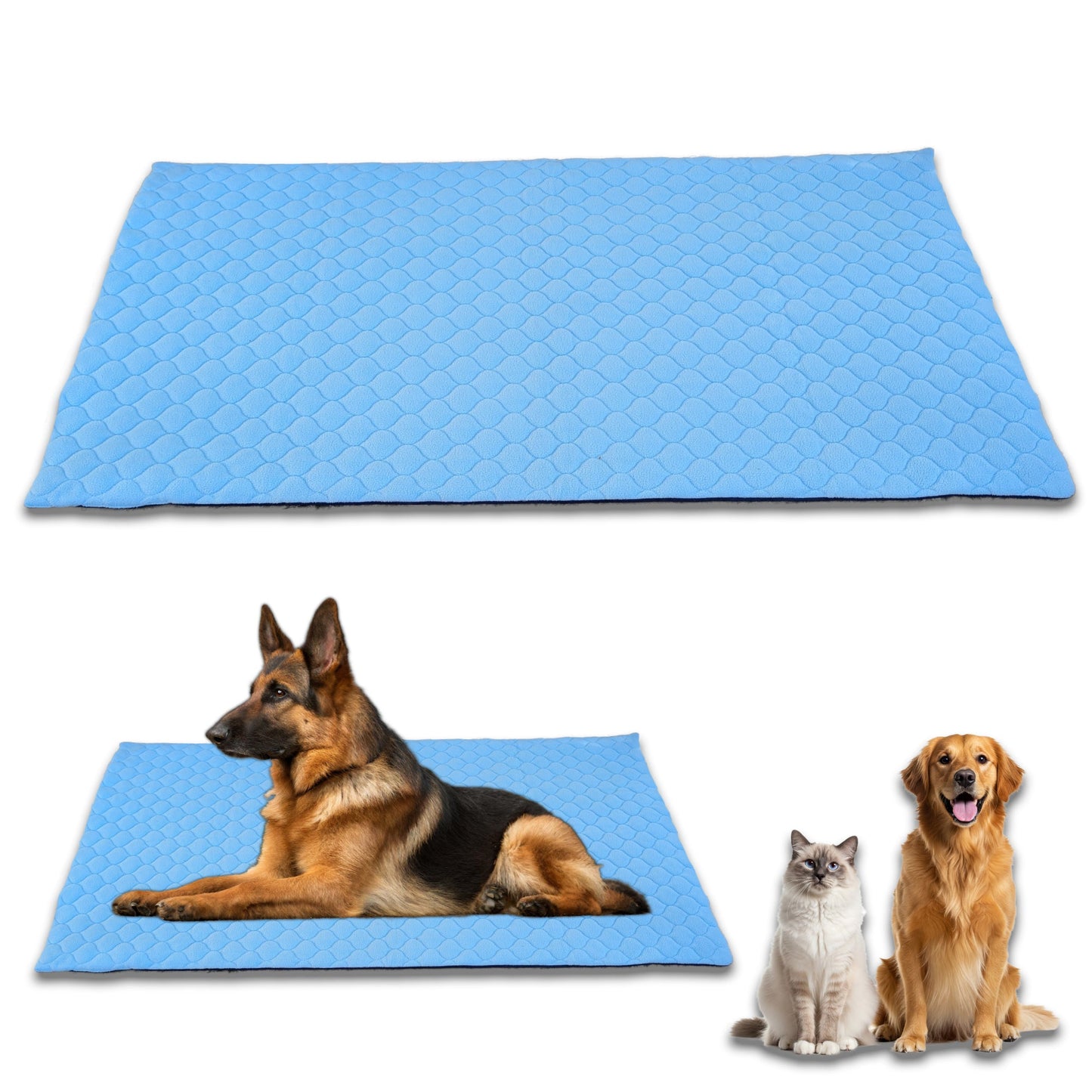 Tapis Imperméable et Confortable pour Chien et Chat - Protège Tout, Aucun liquide ne passe à travers - Disponible en 5 couleurs et 5 tailles