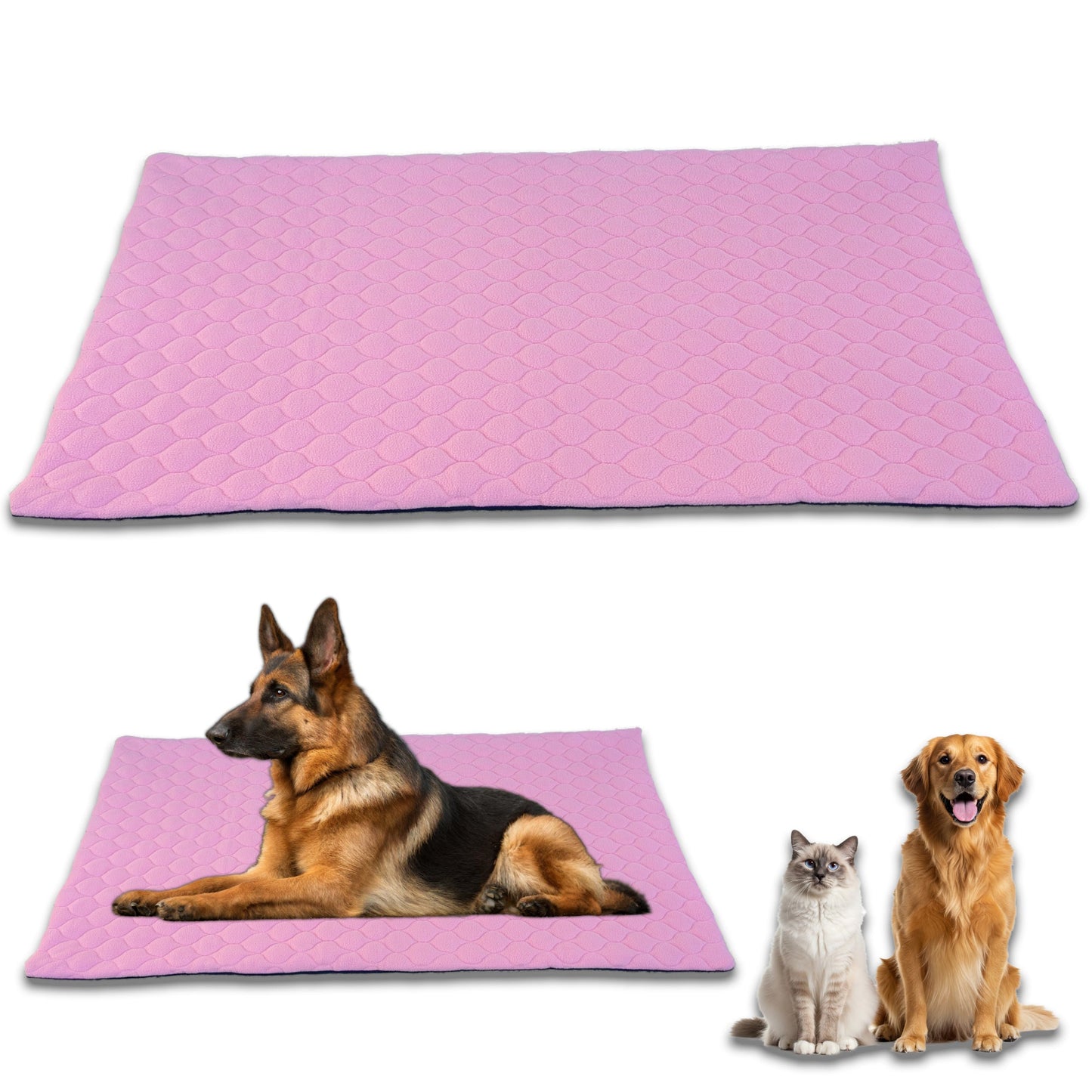 Tapis Imperméable et Confortable pour Chien et Chat - Protège Tout, Aucun liquide ne passe à travers - Disponible en 5 couleurs et 5 tailles