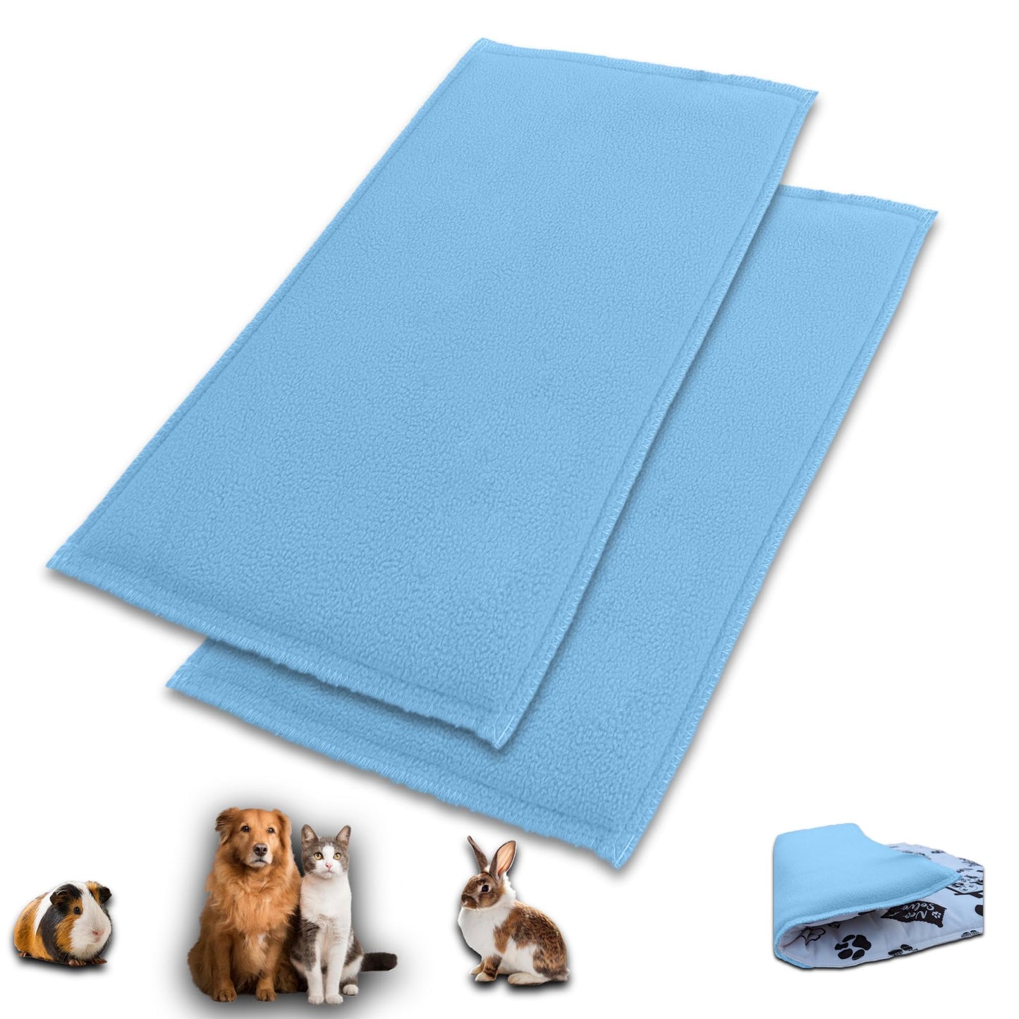 Promo-Paket – Fleece-Spielmatte für Meerschweinchen und Kaninchen – alles in einem, es ist eine Decke, ein riesiger Tunnel, ein Haus, ein Kissen und ein Bett – bequem – erhältlich in mehreren Farben und Größen