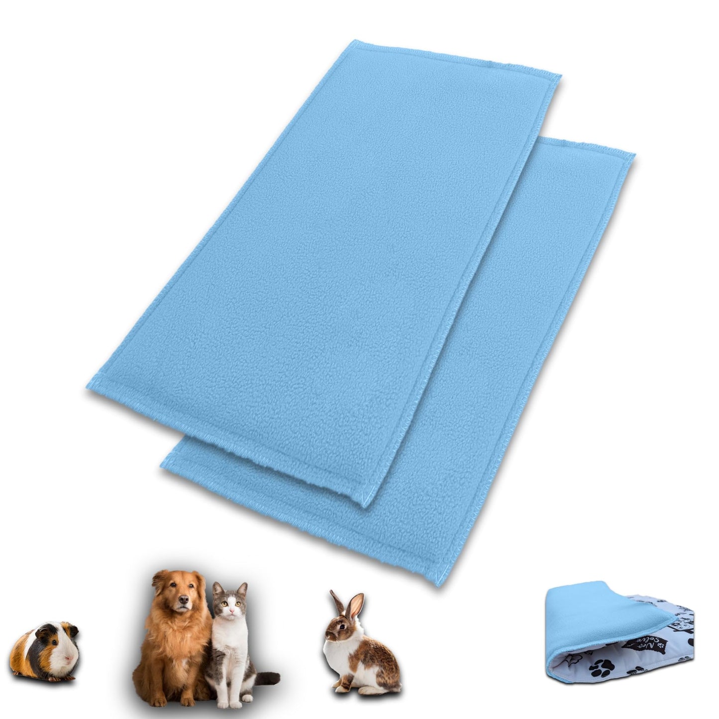 Promo-Paket – Fleece-Spielmatte für Meerschweinchen und Kaninchen – alles in einem, es ist eine Decke, ein riesiger Tunnel, ein Haus, ein Kissen und ein Bett – bequem – erhältlich in mehreren Farben und Größen