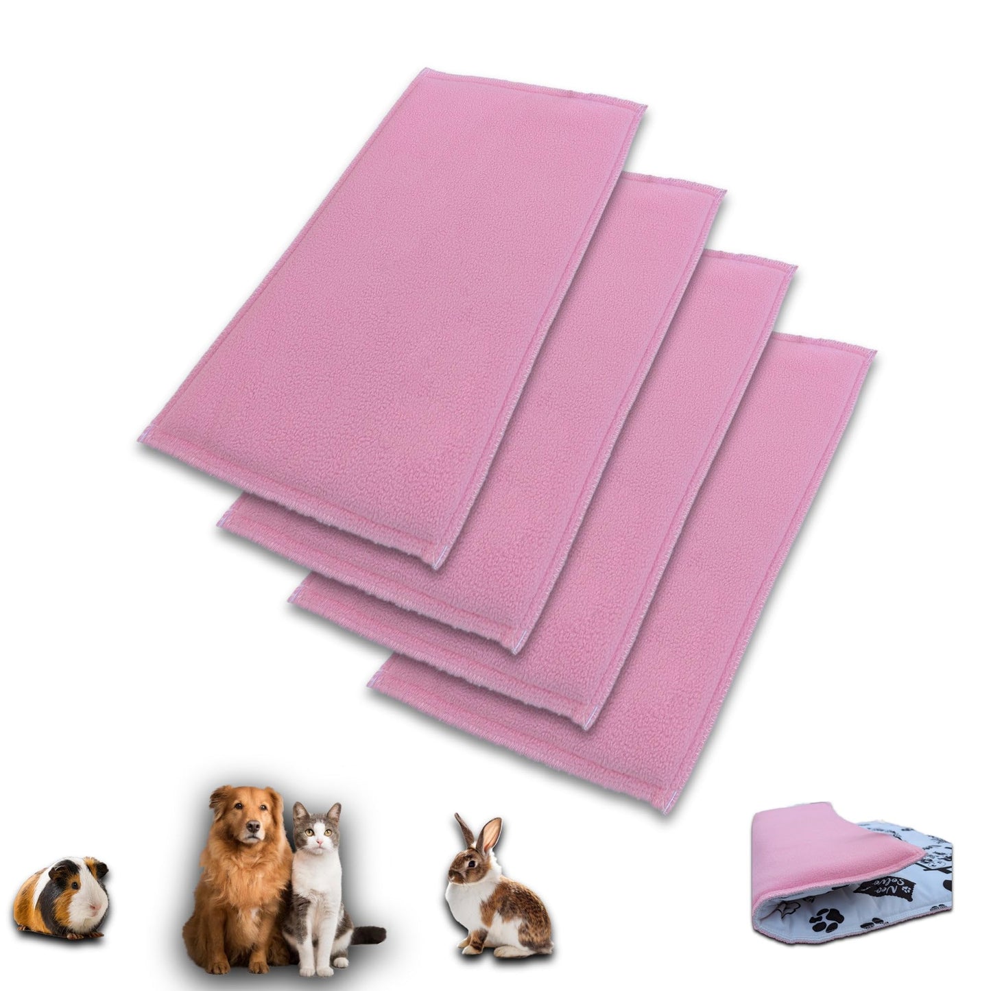 Promo-Paket – Fleece-Spielmatte für Meerschweinchen und Kaninchen – alles in einem, es ist eine Decke, ein riesiger Tunnel, ein Haus, ein Kissen und ein Bett – bequem – erhältlich in mehreren Farben und Größen