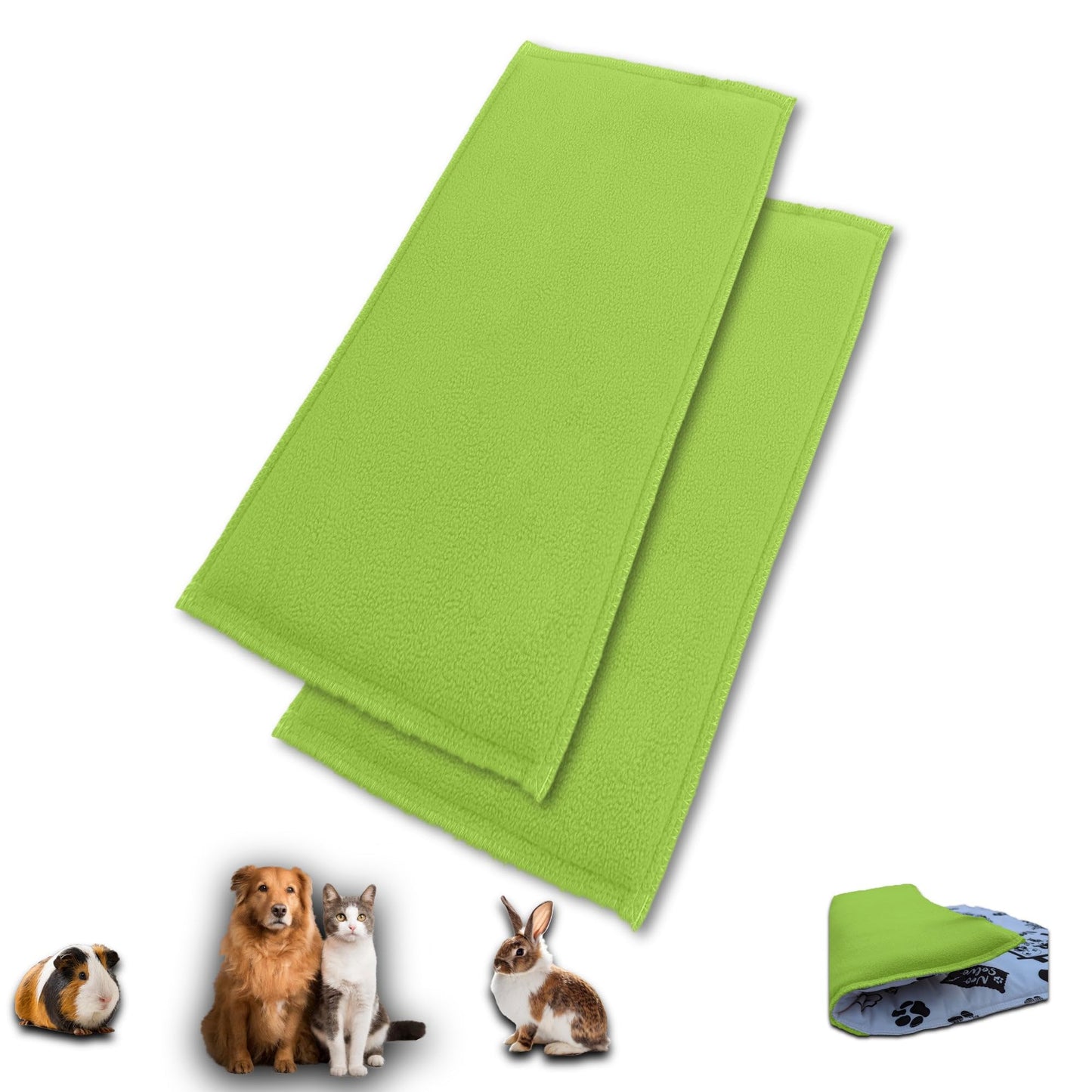 Promo-Paket – Fleece-Spielmatte für Meerschweinchen und Kaninchen – alles in einem, es ist eine Decke, ein riesiger Tunnel, ein Haus, ein Kissen und ein Bett – bequem – erhältlich in mehreren Farben und Größen