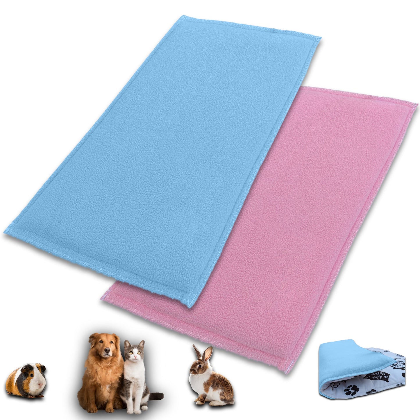 Pack multi-produits - Polaire 3 en 1 : Coussin, Couverture et Tunnel - La meilleure Surlitère pour un confort ultime - Confortable et Absorbant - Disponible en multiples couleurs et tailles