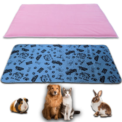 Pack multi-produits - Tapis Absorbant et Antidérapant + Polaire 3 en 1 : Coussin, Couverture et Tunnel - Disponible en multiples couleurs et tailles