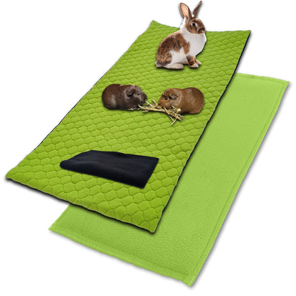 Pack multi-produits - Tapis Litière Polaire + Couverture Polaire Surlitière - Disponible en multiples couleurs et tailles