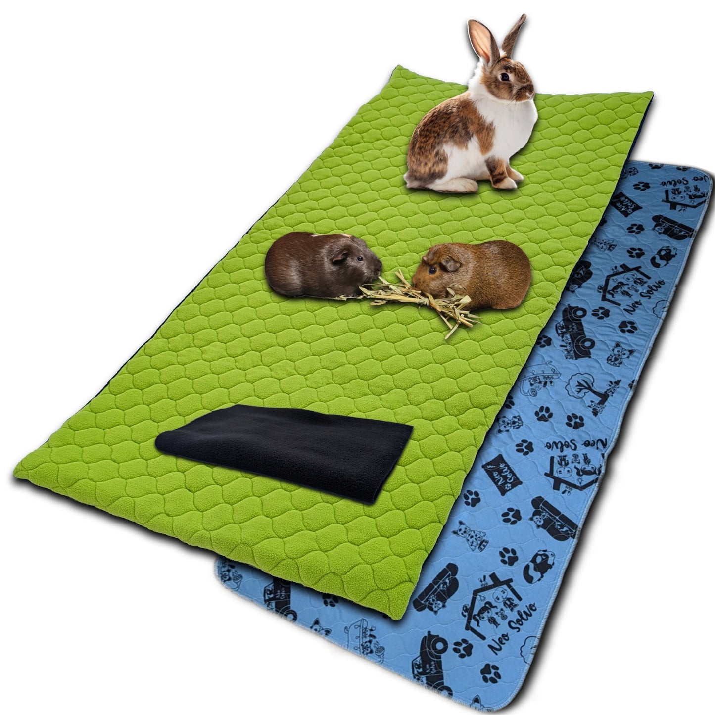 Multi-product pack - Non-slip and absorbent mat + Polar litter mat - Waterproof absorbent - Available in multiple colours and sizes