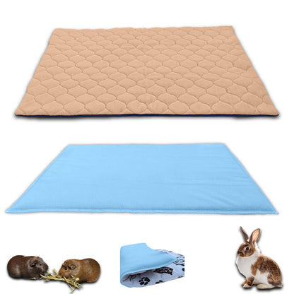 Pack multi-produits - Tapis Litière Polaire + Couverture Polaire Surlitière - Disponible en multiples couleurs et tailles