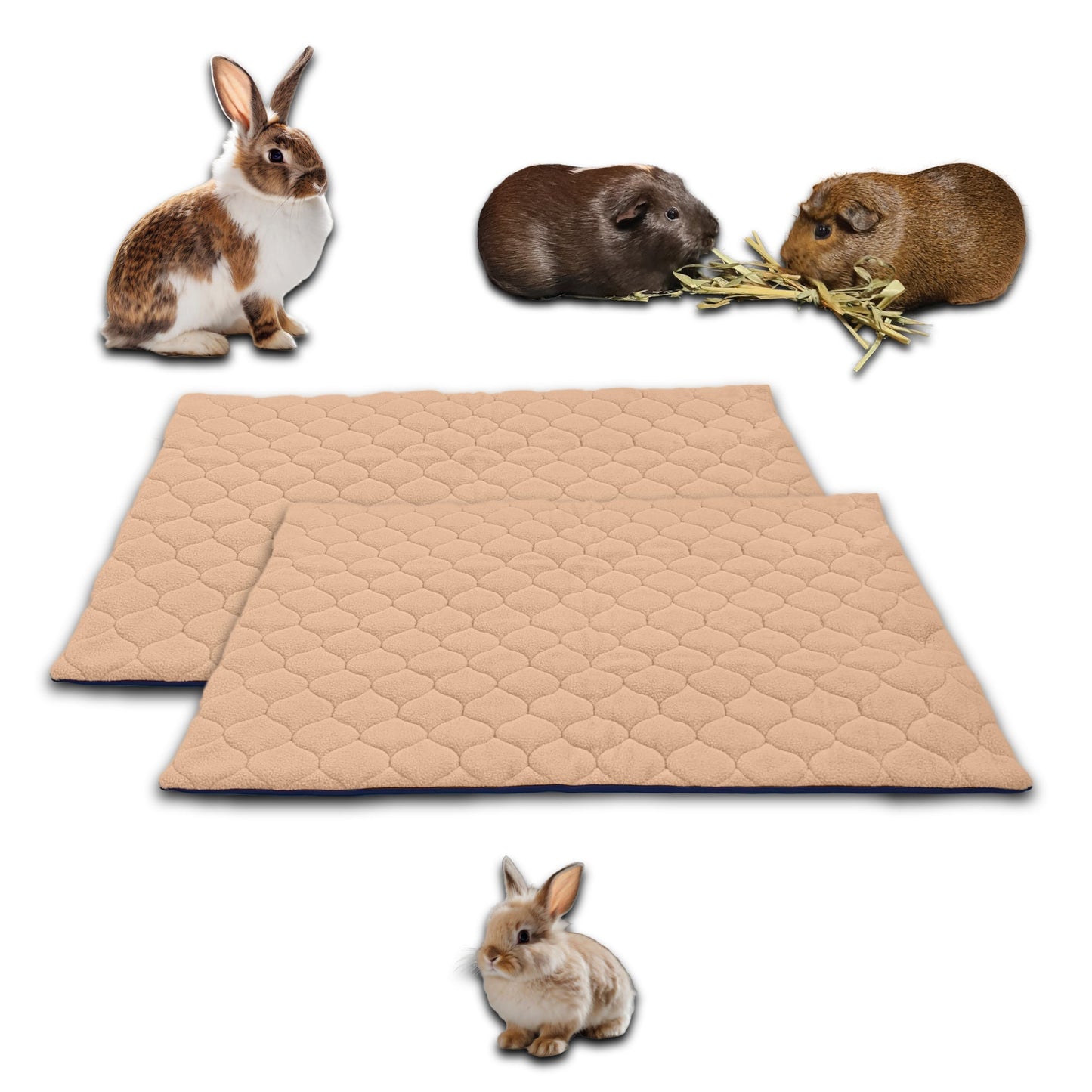 Pack multi-produits - Tapis Litière Polaire - Absorbant et Imperméable - Disponible en multiples couleurs et tailles