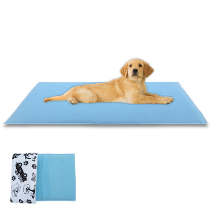 Reversible Dog and Cat Cushion - Soft and Absorbent Fleece Side and Smooth and Cool Polyester Side - Available in 2 Colors and 3 Sizes