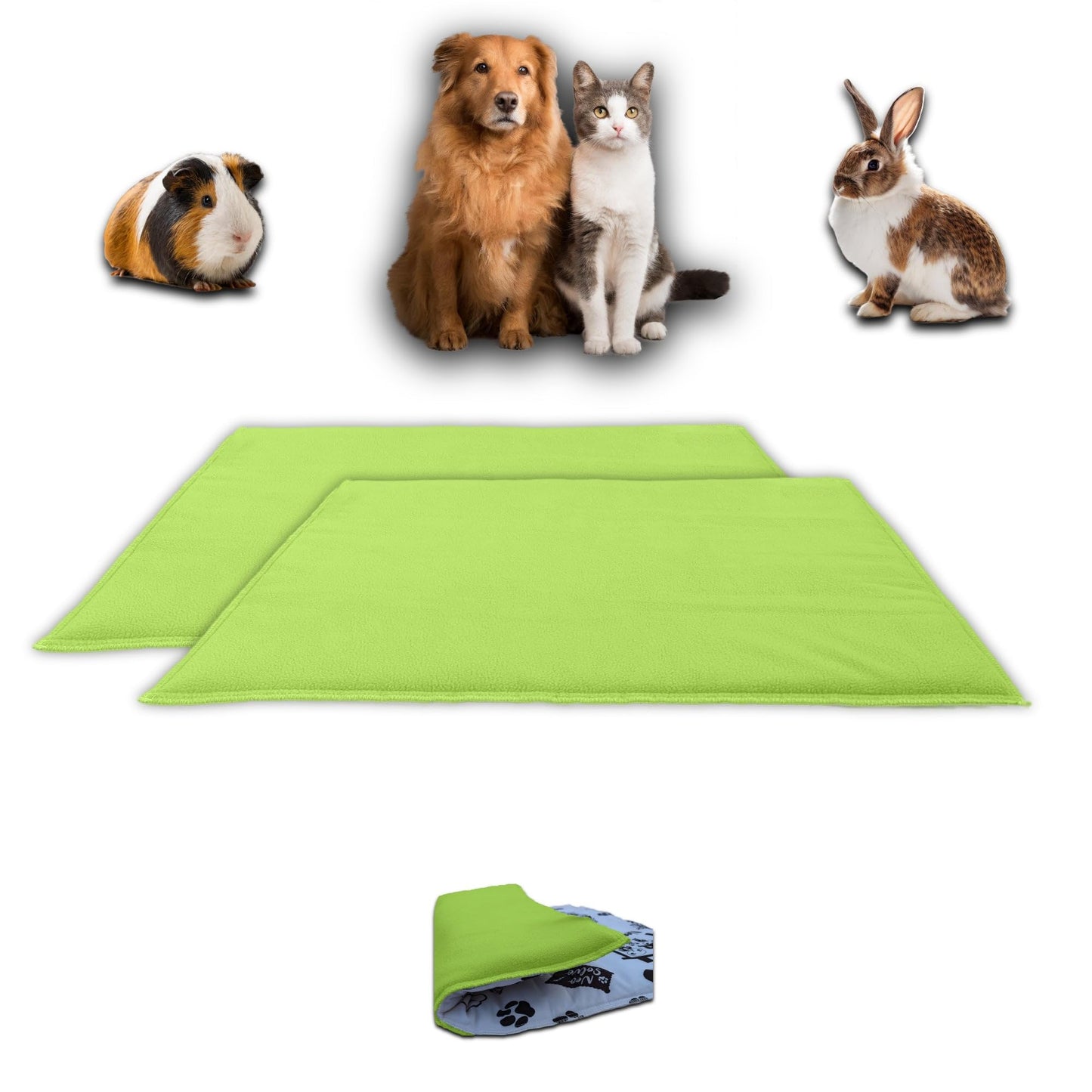 Promo-Paket – Fleece-Spielmatte für Meerschweinchen und Kaninchen – alles in einem, es ist eine Decke, ein riesiger Tunnel, ein Haus, ein Kissen und ein Bett – bequem – erhältlich in mehreren Farben und Größen