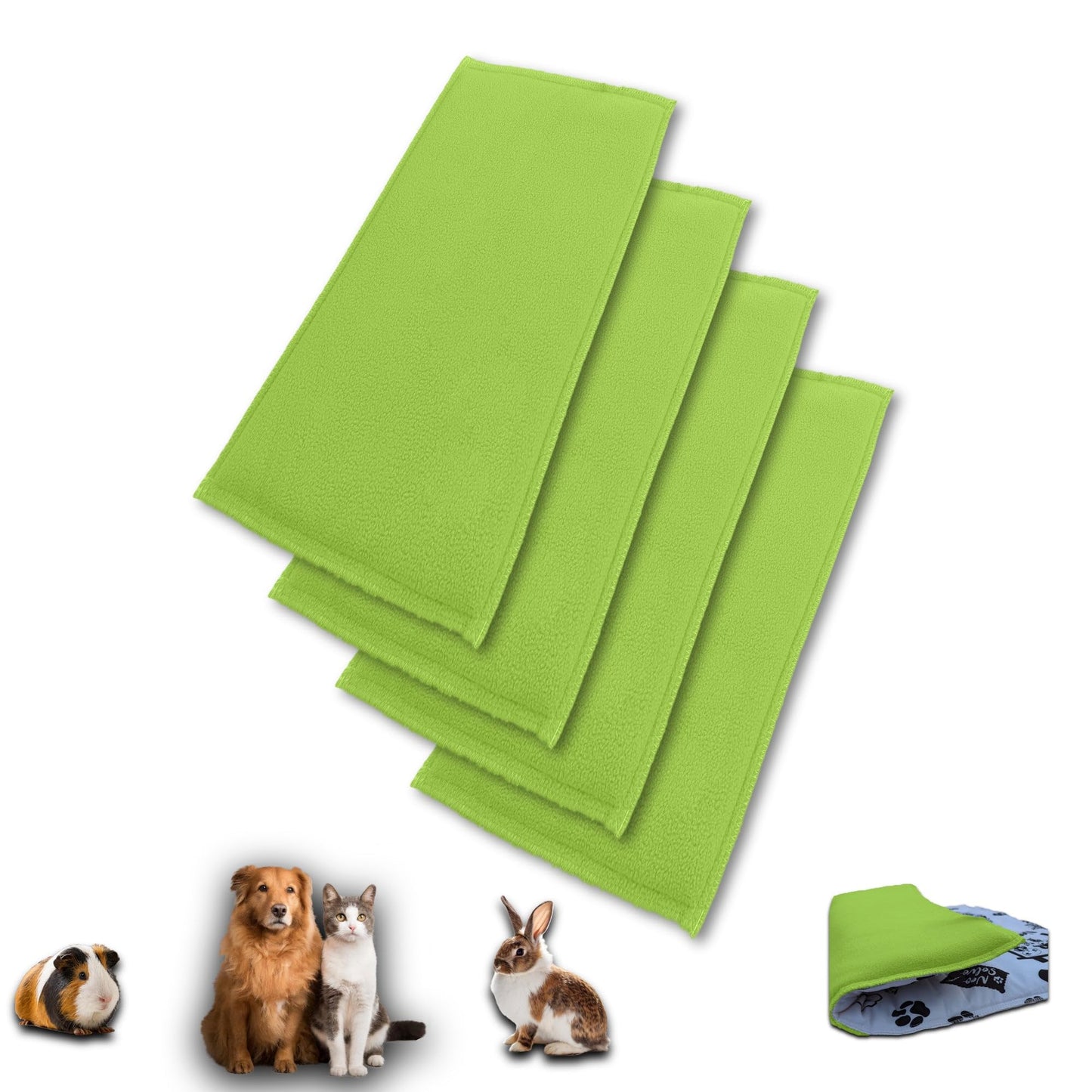 Promo-Paket – Fleece-Spielmatte für Meerschweinchen und Kaninchen – alles in einem, es ist eine Decke, ein riesiger Tunnel, ein Haus, ein Kissen und ein Bett – bequem – erhältlich in mehreren Farben und Größen