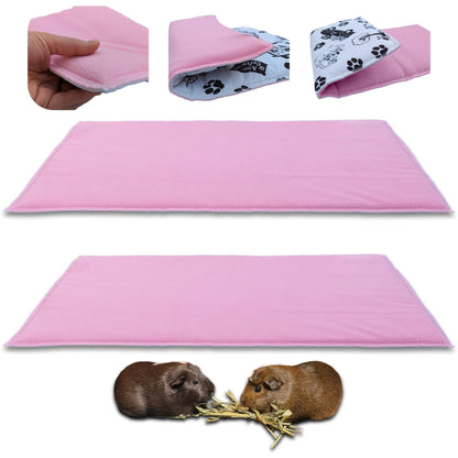 Promo-Paket – Fleece-Spielmatte für Meerschweinchen und Kaninchen – alles in einem, es ist eine Decke, ein riesiger Tunnel, ein Haus, ein Kissen und ein Bett – bequem – erhältlich in mehreren Farben und Größen