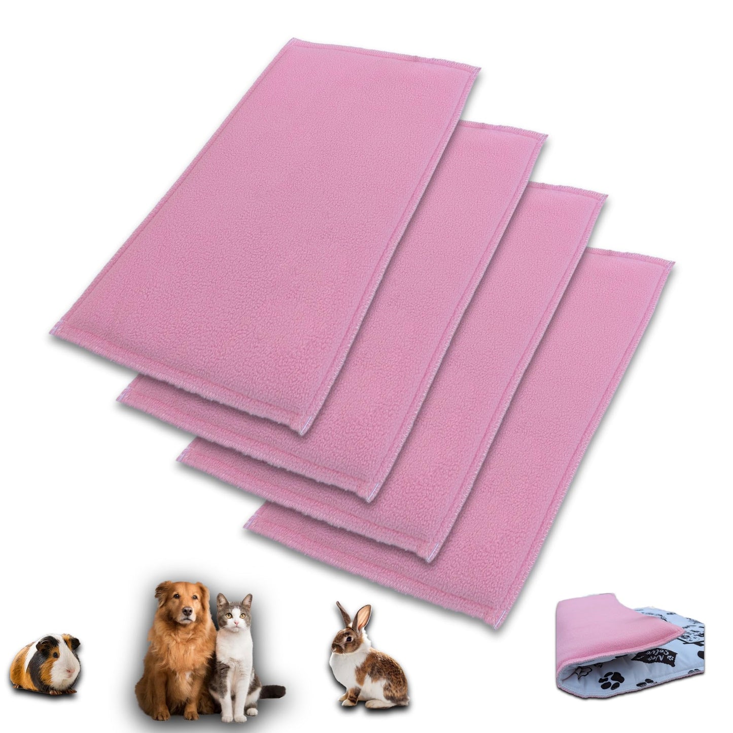 Promo-Paket – Fleece-Spielmatte für Meerschweinchen und Kaninchen – alles in einem, es ist eine Decke, ein riesiger Tunnel, ein Haus, ein Kissen und ein Bett – bequem – erhältlich in mehreren Farben und Größen