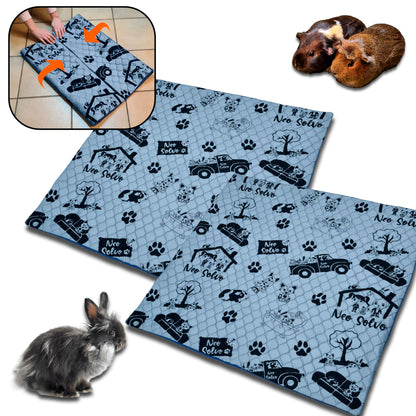 Pack multi-produits - Tapis Litière Polaire - Absorbant et Imperméable - Disponible en multiples couleurs et tailles