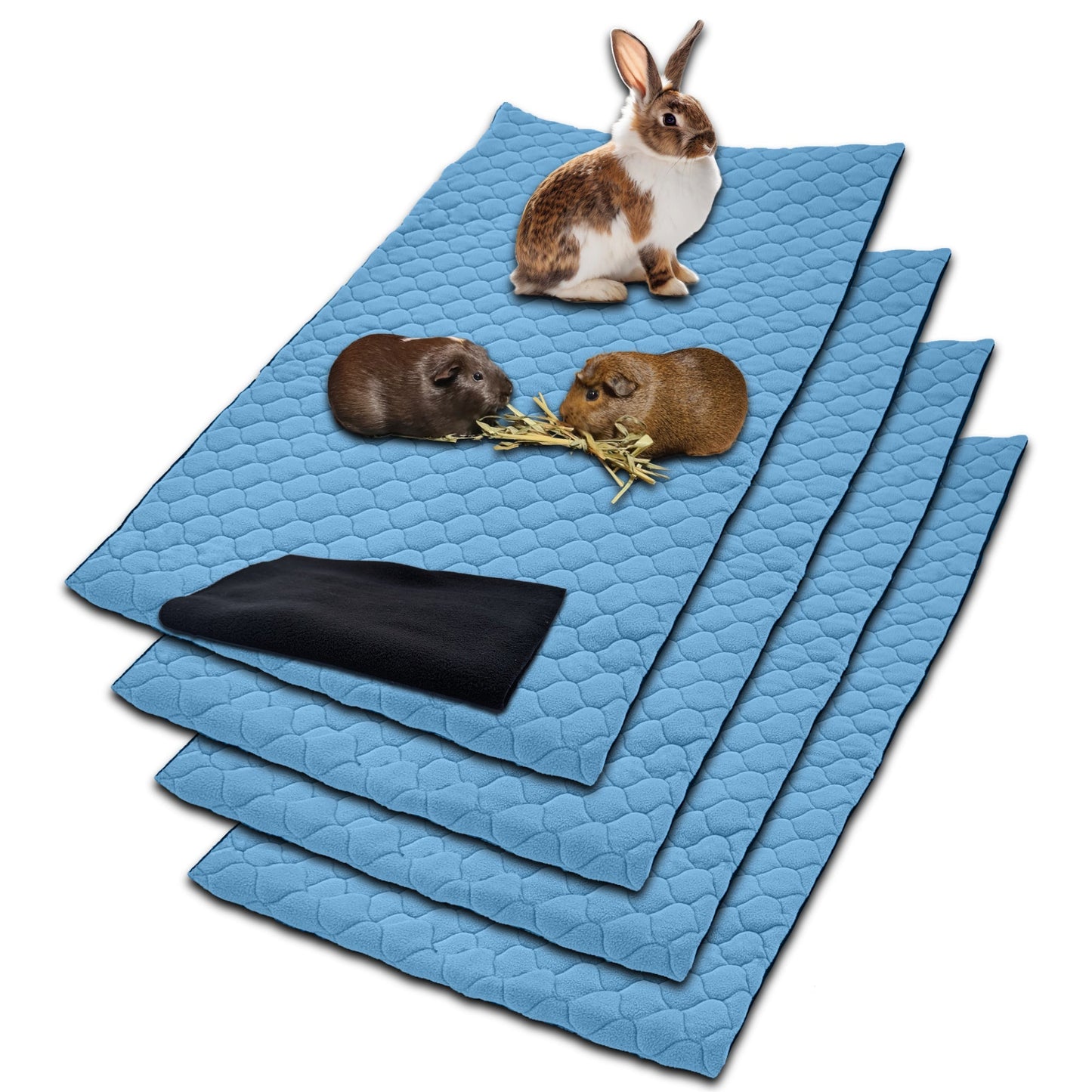 Pack multi-produits - Tapis Litière Polaire - Absorbant et Imperméable - Disponible en multiples couleurs et tailles