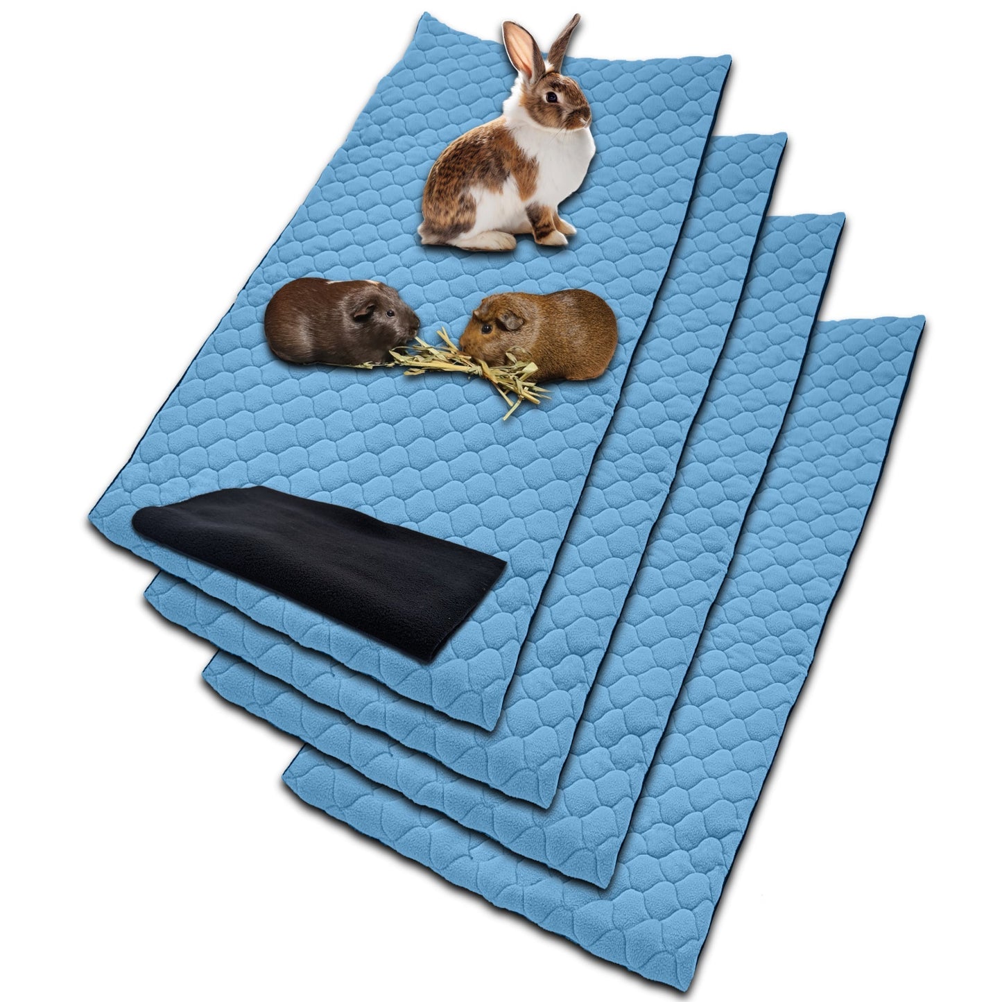 Pack multi-produits - Tapis Litière Polaire - Absorbant et Imperméable - Disponible en multiples couleurs et tailles