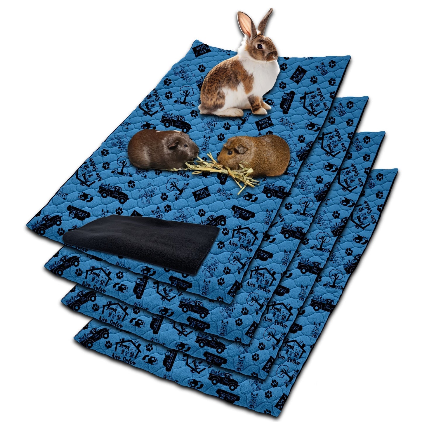 Pack multi-produits - Tapis Litière Polaire - Absorbant et Imperméable - Disponible en multiples couleurs et tailles