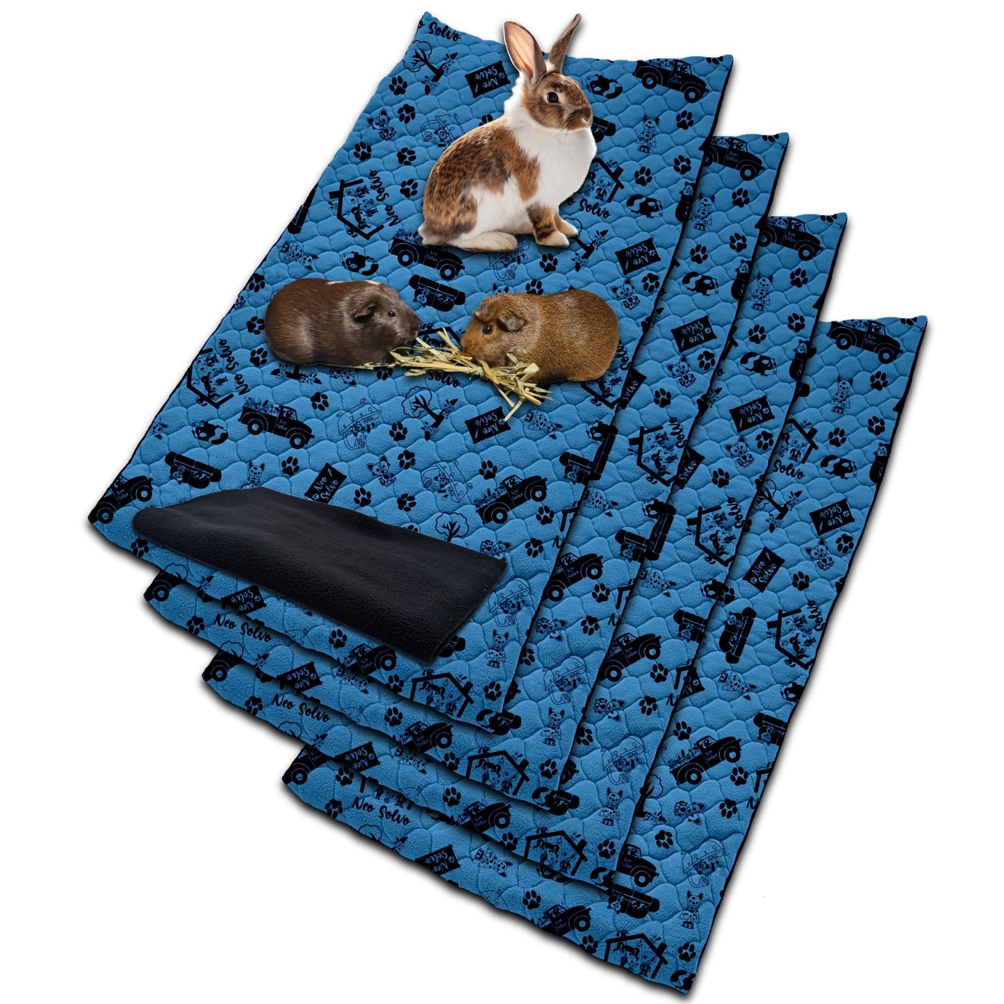 Pack multi-produits - Tapis Litière Polaire - Absorbant et Imperméable - Disponible en multiples couleurs et tailles