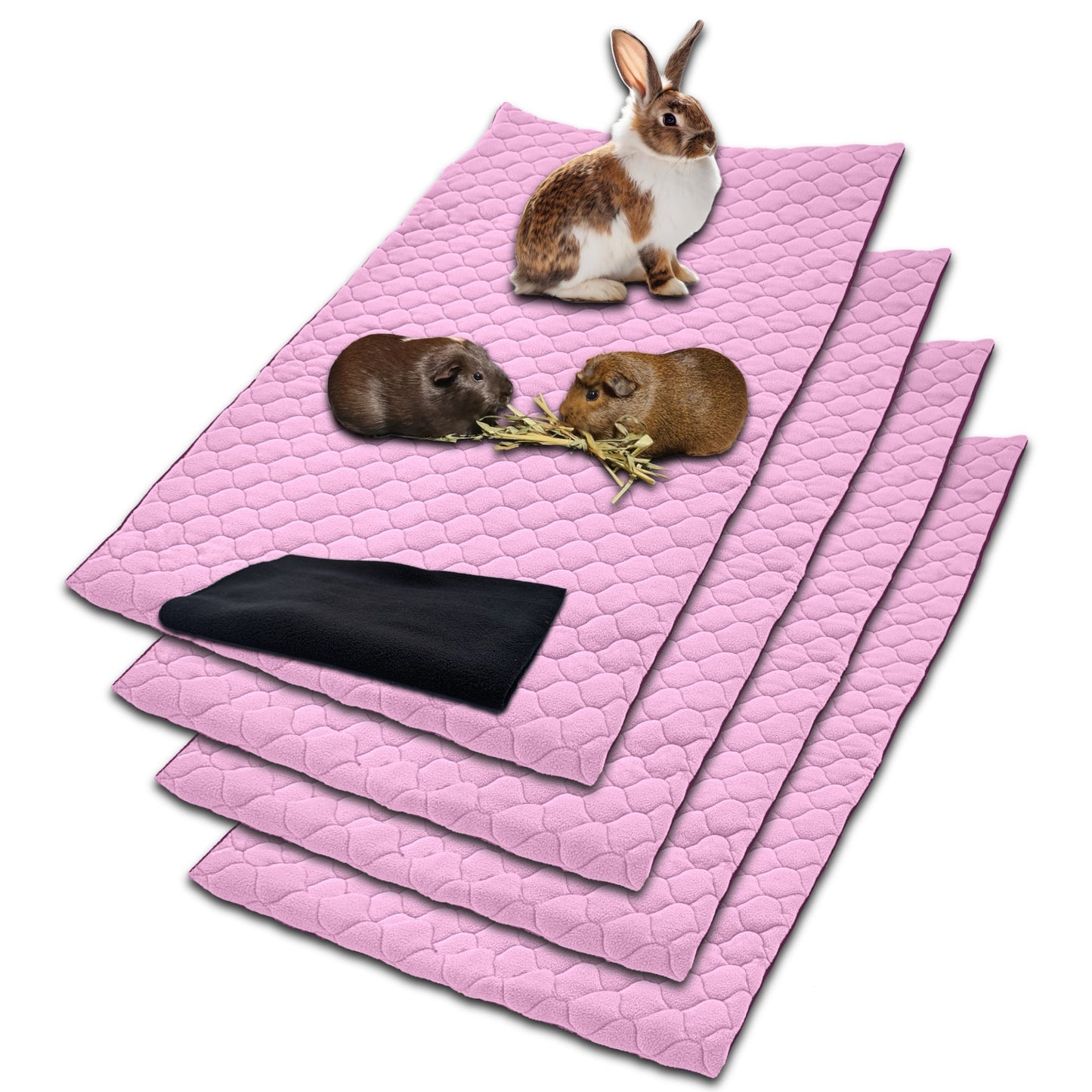 Pack multi-produits - Tapis Litière Polaire - Absorbant et Imperméable - Disponible en multiples couleurs et tailles