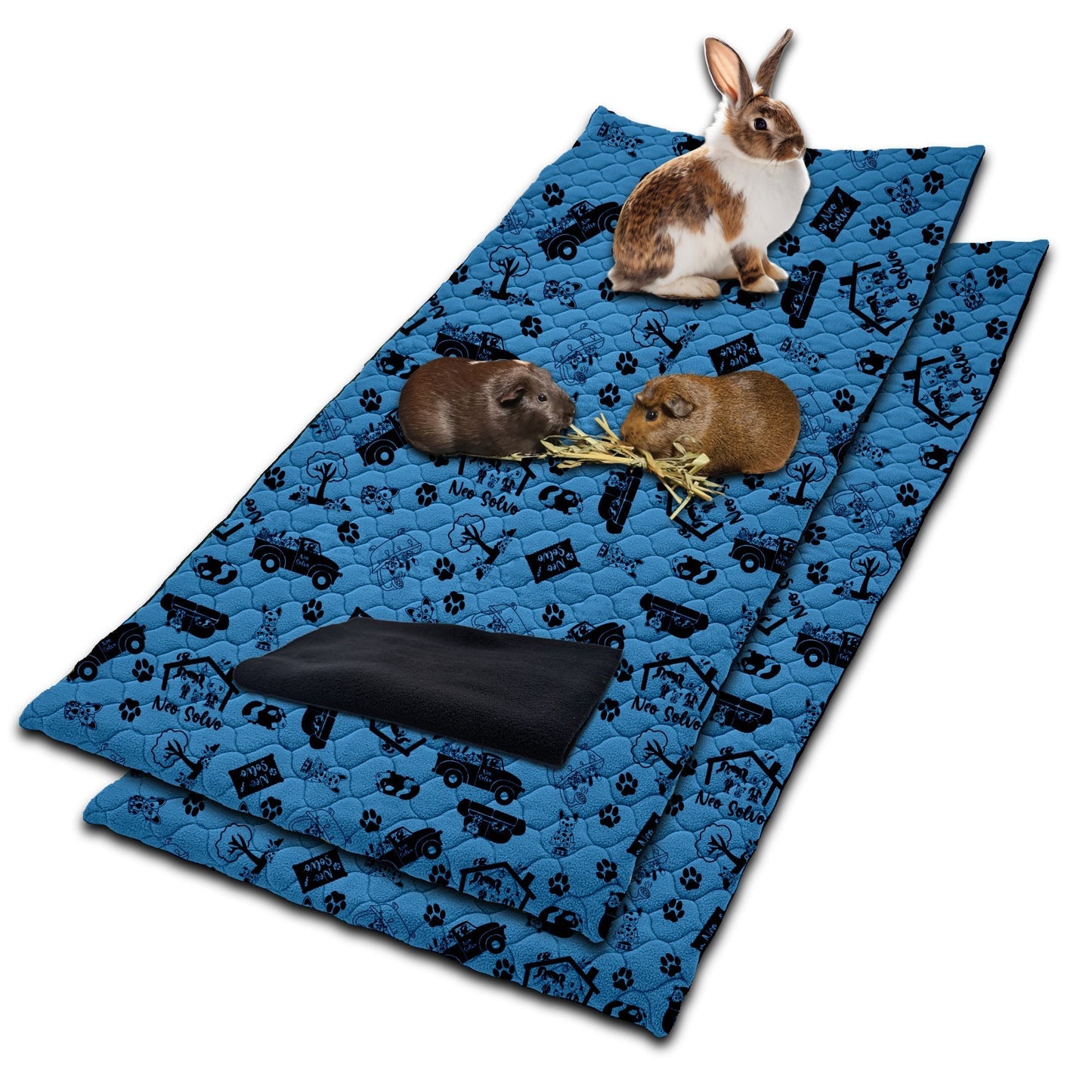 Pack multi-produits - Tapis Litière Polaire - Absorbant et Imperméable - Disponible en multiples couleurs et tailles