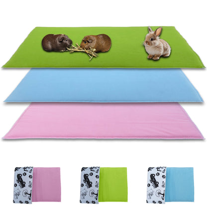 Promo-Paket – Fleece-Spielmatte für Meerschweinchen und Kaninchen – alles in einem, es ist eine Decke, ein riesiger Tunnel, ein Haus, ein Kissen und ein Bett – bequem – erhältlich in mehreren Farben und Größen
