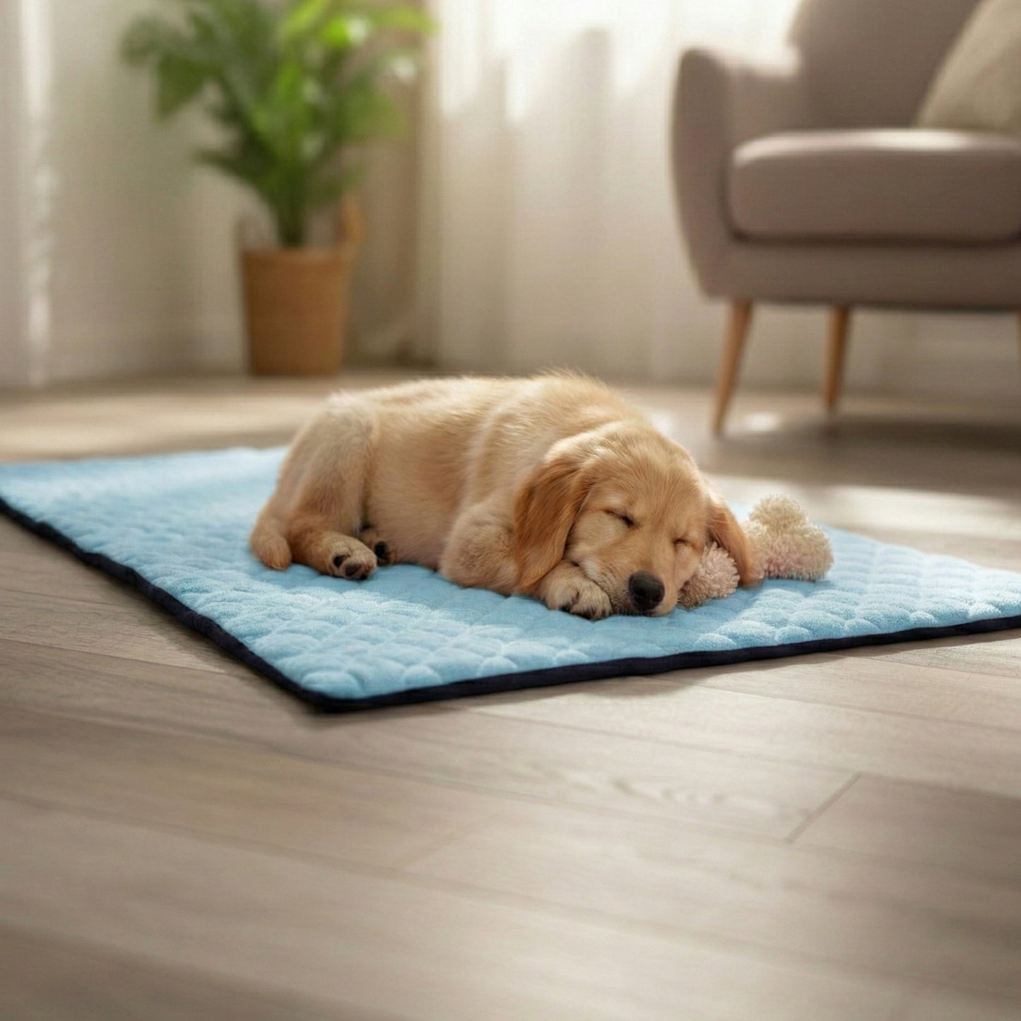 Tapis Imperméable et Confortable pour Chien et Chat - Protège Tout, Aucun liquide ne passe à travers - Disponible en 5 couleurs et 5 tailles