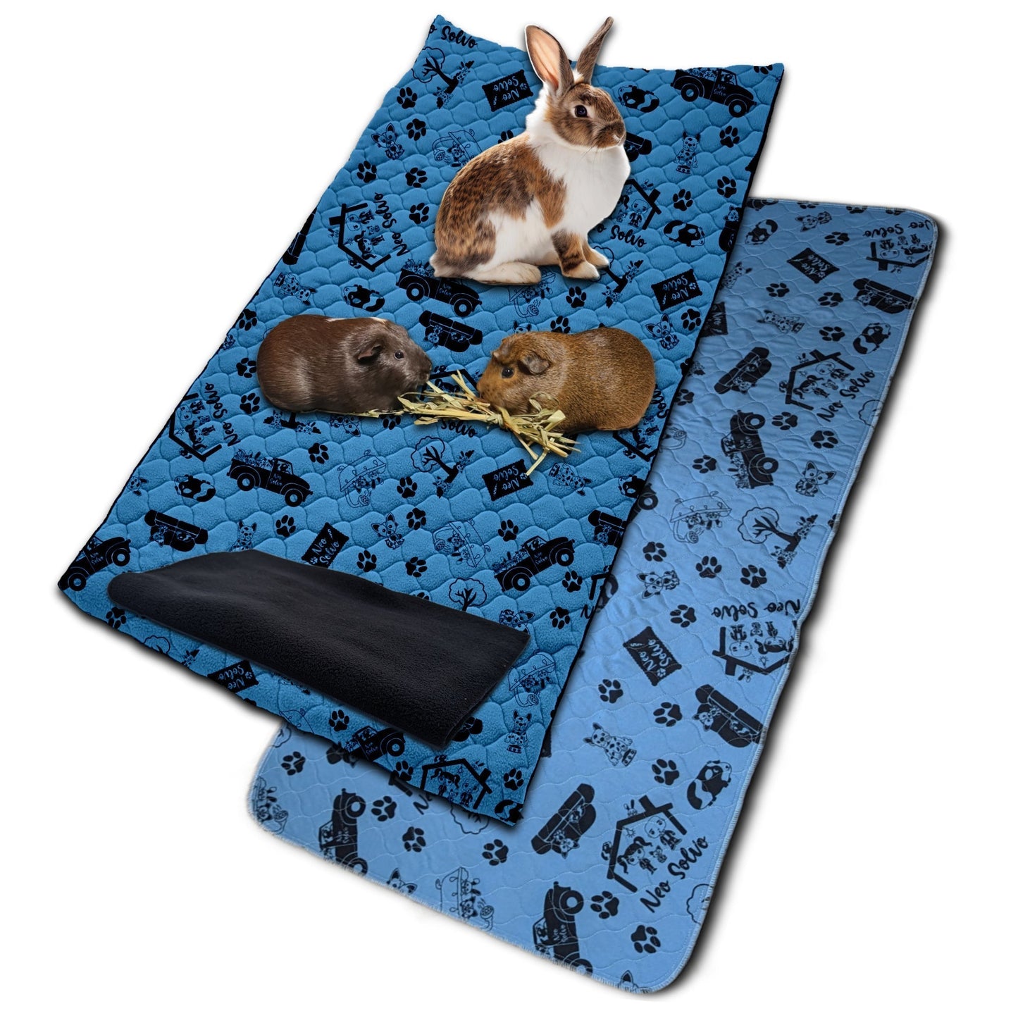 Multi-product pack - Non-slip and absorbent mat + Polar litter mat - Waterproof absorbent - Available in multiple colours and sizes