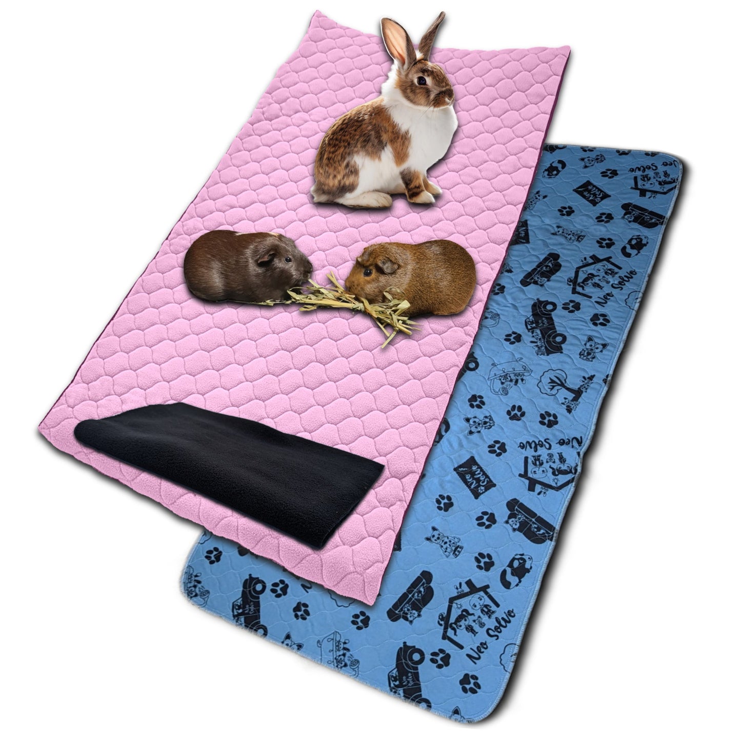 Pack multi-produits - Tapis Antidérapant et Absorbant + Tapis Litière Polaire - Absorbant Imperméable - Disponible en multiples couleurs et tailles