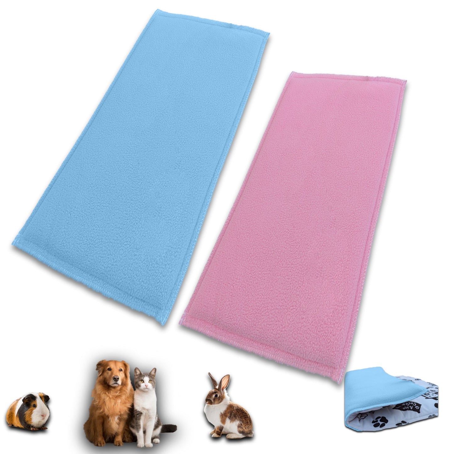 Pack multi-produits - Polaire 3 en 1 : Coussin, Couverture et Tunnel - La meilleure Surlitère pour un confort ultime - Confortable et Absorbant - Disponible en multiples couleurs et tailles