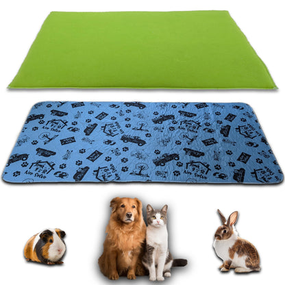 Pack multi-produits - Tapis Absorbant et Antidérapant + Polaire 3 en 1 : Coussin, Couverture et Tunnel - Disponible en multiples couleurs et tailles