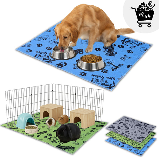 Promo Pack - Non-Slip and Absorbent Mat - Potty Training - Cage Bottom - Under Bowls - Available in Multiple Colors and Sizes