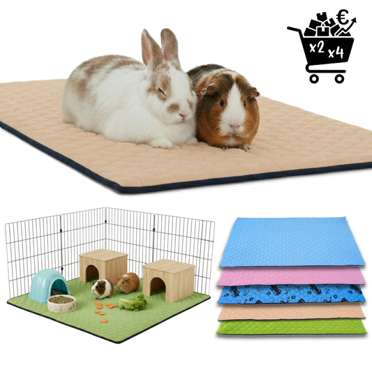 Pack Promo - Tapis Litière Polaire - Absorbant et Imperméable - Disponible en multiples couleurs et tailles