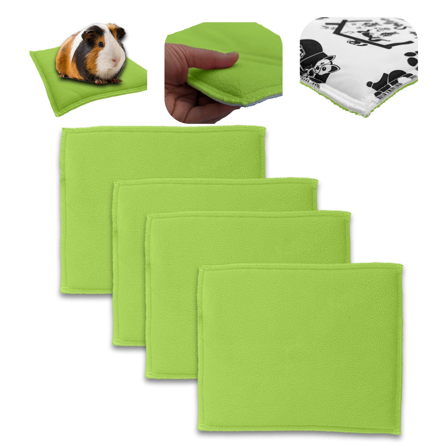 Pack multi-produits - Polaire 3 en 1 : Coussin, Couverture et Tunnel - La meilleure Surlitère pour un confort ultime - Confortable et Absorbant - Disponible en multiples couleurs et tailles